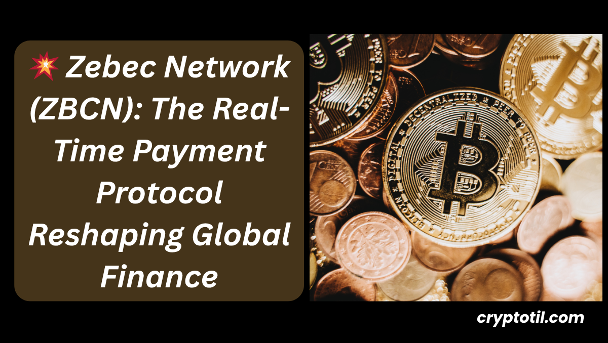 π₯ Zebec Network (ZBCN): The Real-Time Payment Protocol Reshaping Global Finance