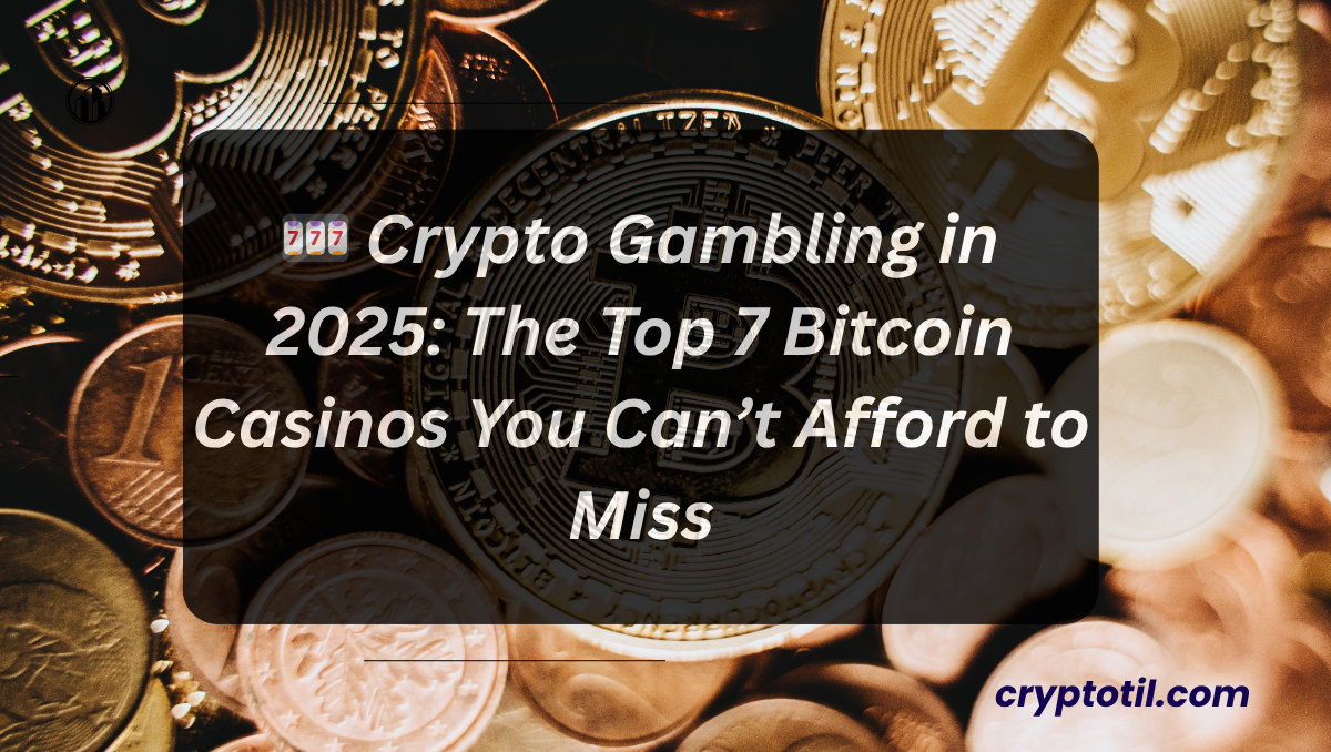 🎰 Crypto Gambling in 2025: The Top 7 Bitcoin Casinos You Can’t Afford to Miss