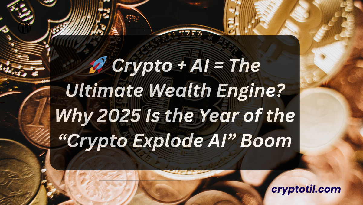 🚀 Crypto + AI = The Ultimate Wealth Engine? Why 2025 Is the Year of the “Crypto Explode AI” Boom