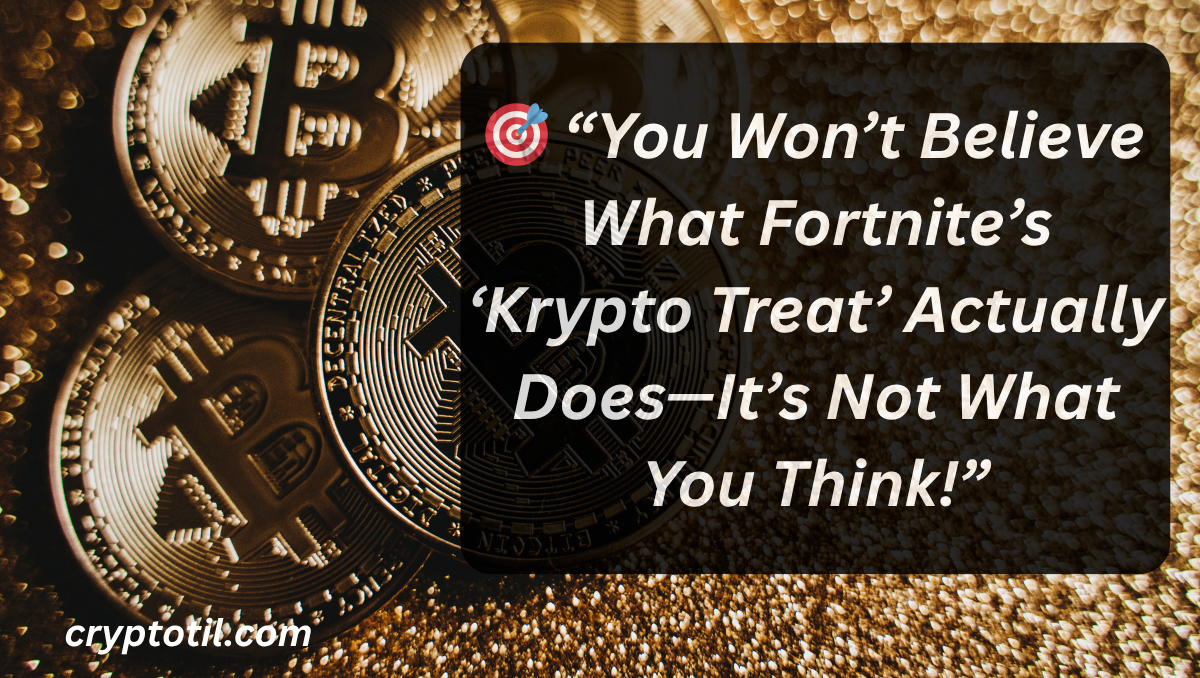 🎯 “You Won’t Believe What Fortnite’s ‘Krypto Treat’ Actually Does—It’s Not What You Think!”