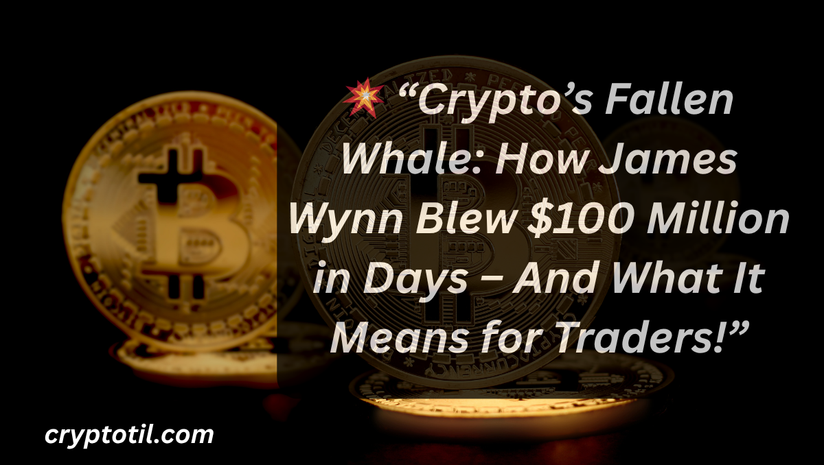💥 “Crypto’s Fallen Whale: How James Wynn Blew $100 Million in Days – And What It Means for Traders!”