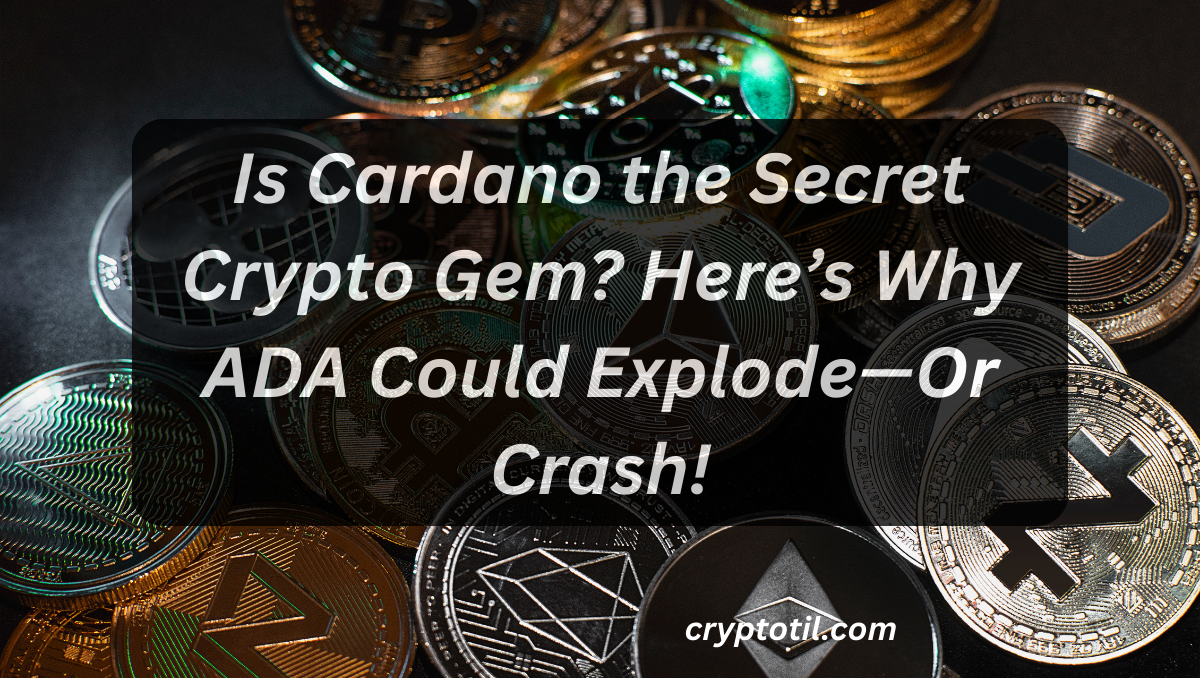 Is Cardano the Secret Crypto Gem? Here’s Why ADA Could Explode—Or Crash!