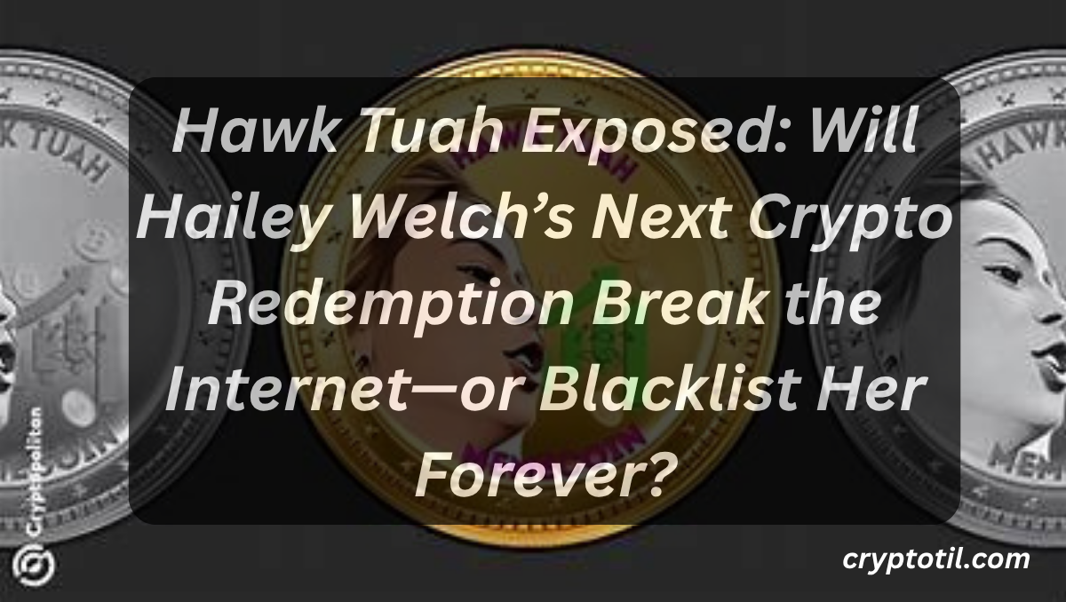 Hawk Tuah Exposed: Will Hailey Welch’s Next Crypto Redemption Break the Internet—or Blacklist Her Forever?