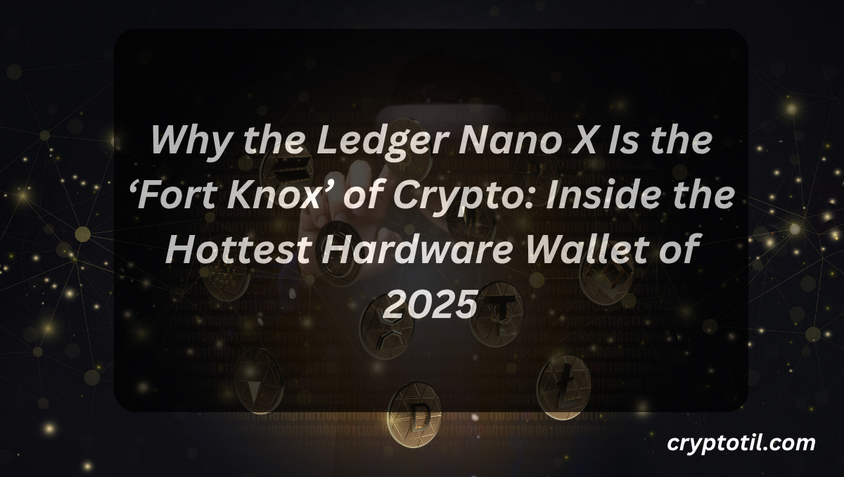 Why the Ledger Nano X Is the ‘Fort Knox’ of Crypto: Inside the Hottest Hardware Wallet of 2025